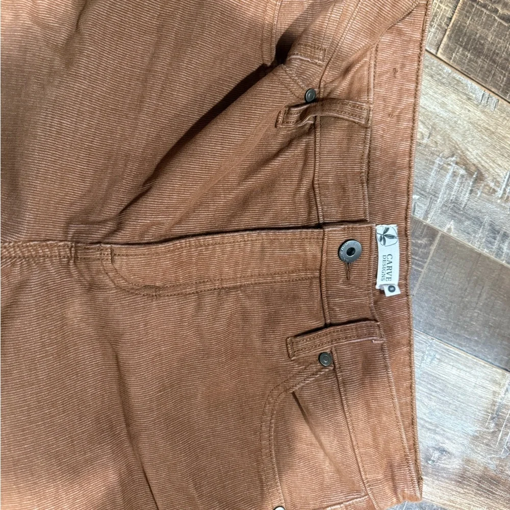 Carve Designs Copper Brown Corduroy Pants - Picture 3 of 4
